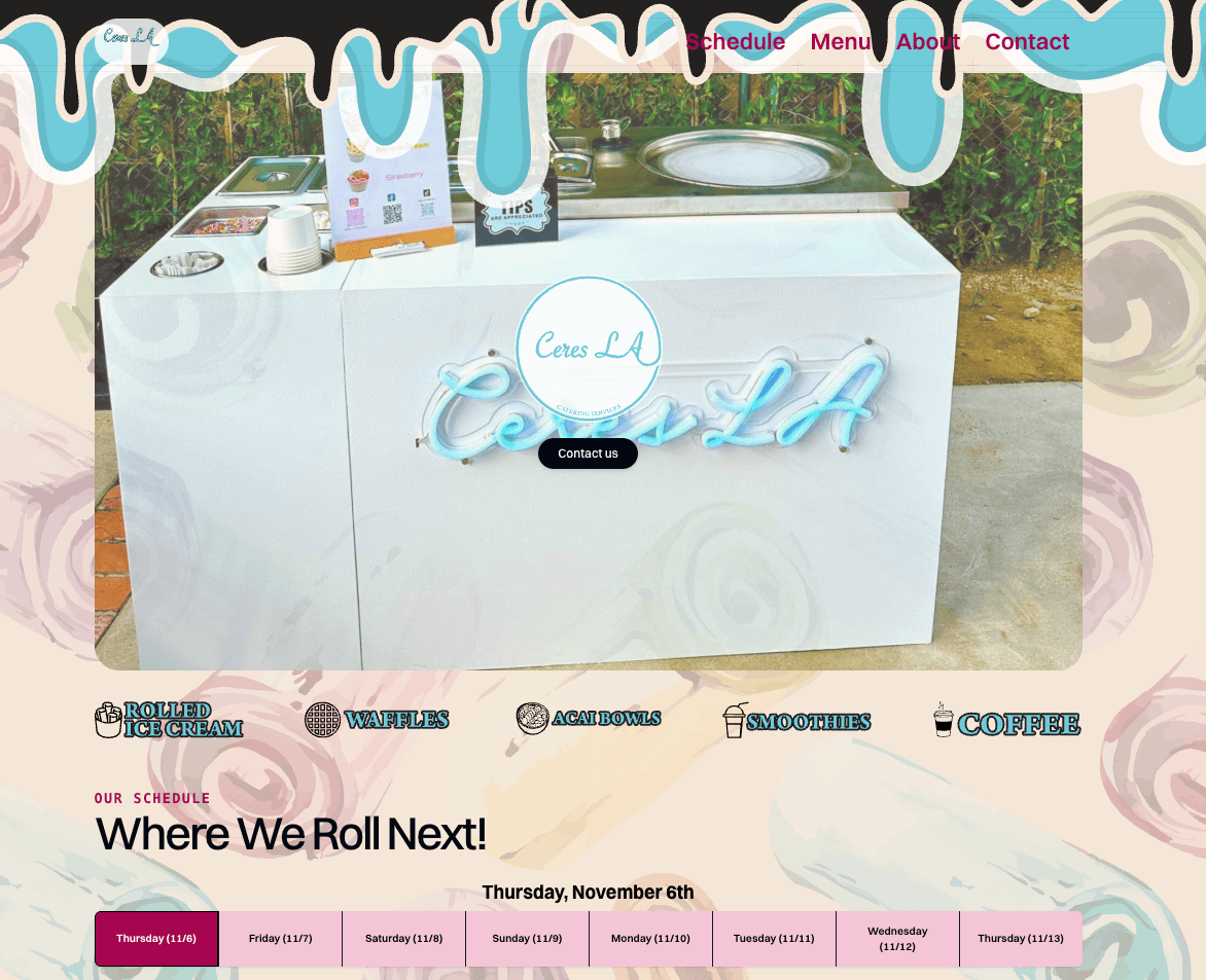 Rolling Out the Flavors & the Servers